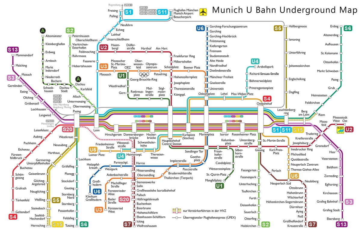 munchen u bahn Karte