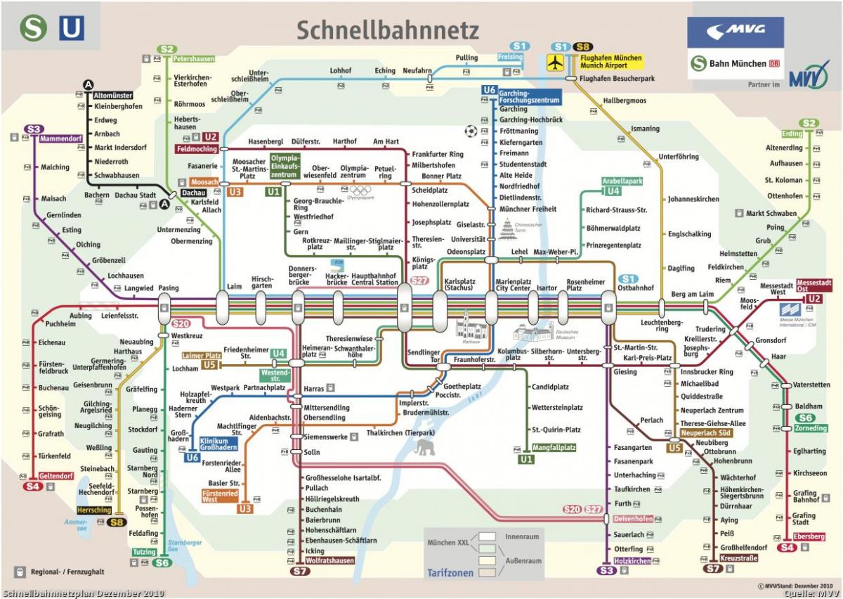 München mvg-Karte