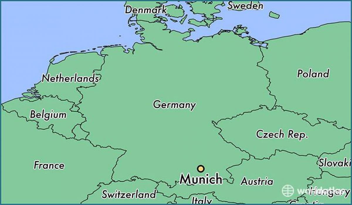 München in Landkarte