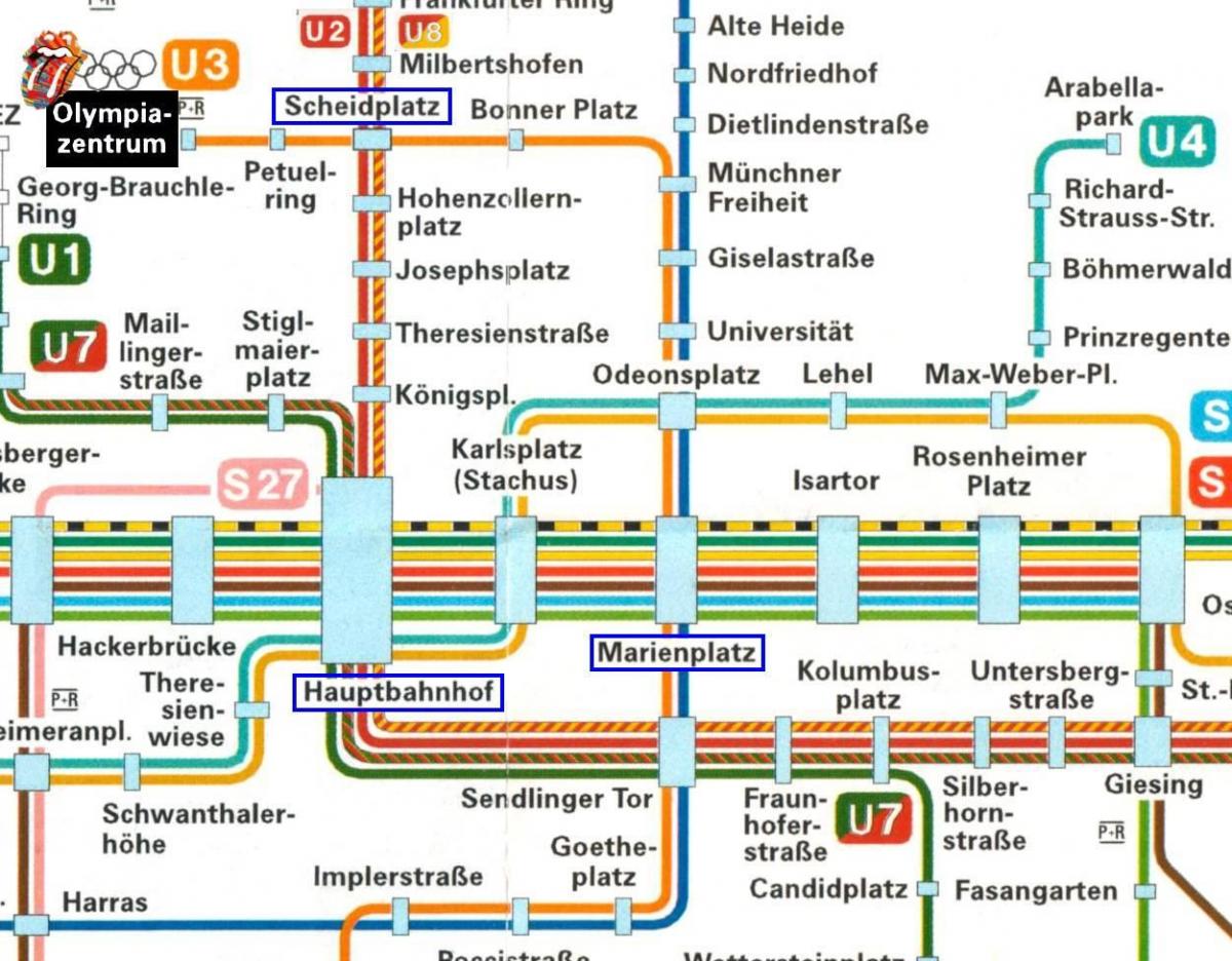 Karte von München hauptbahnhof