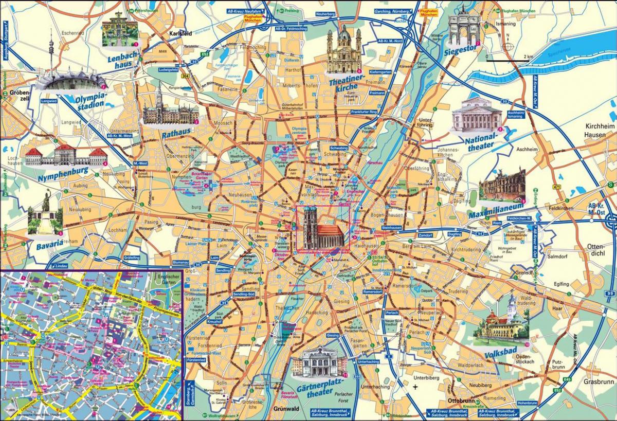 Stadtplan von München