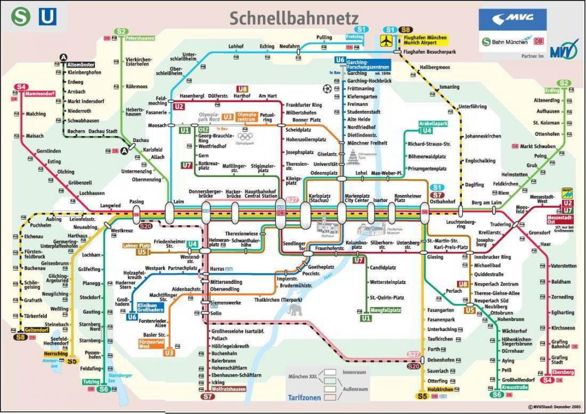 U-Bahn-Karte munchen