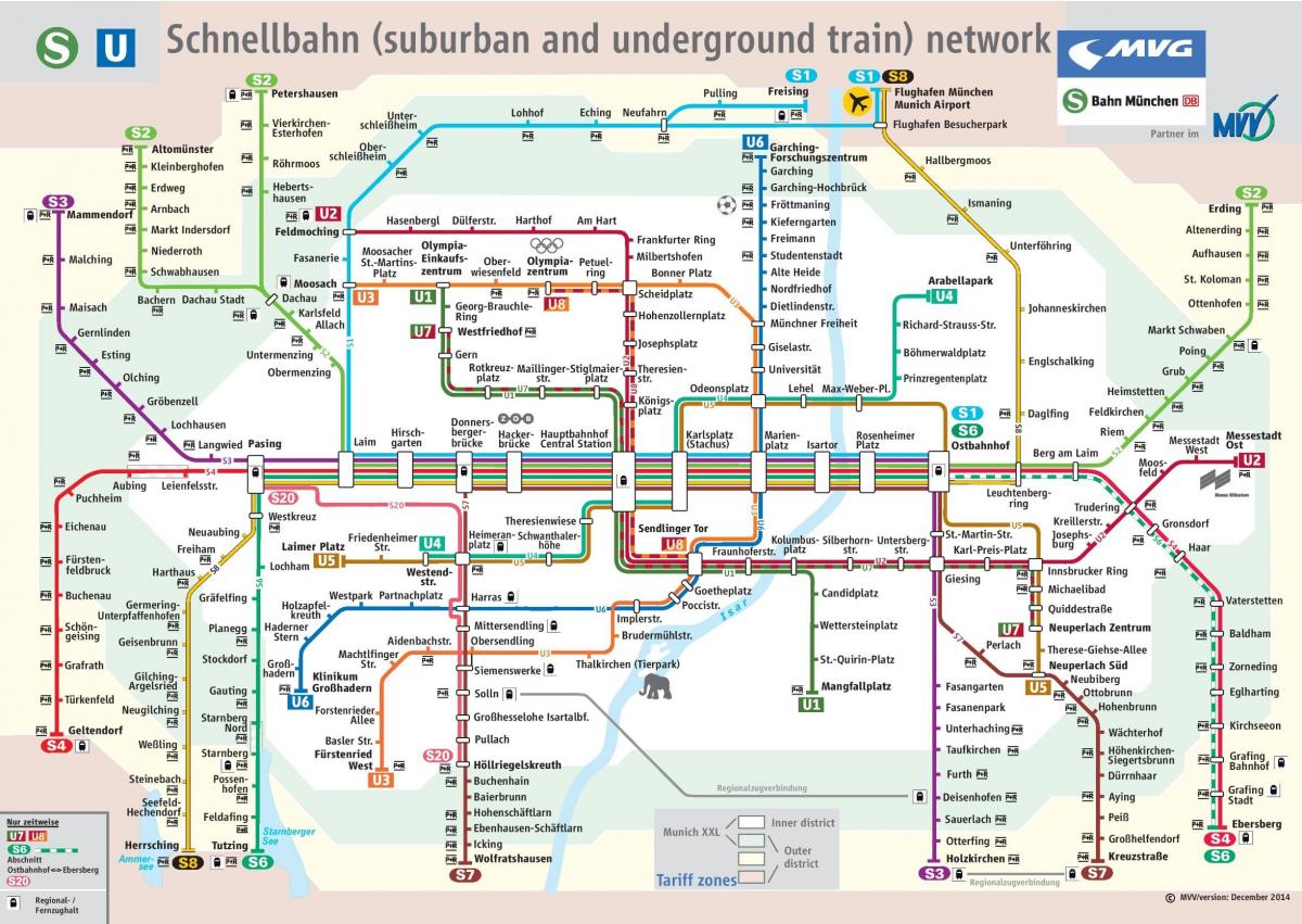 München s-Bahn-Karte