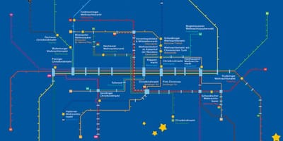 Karte von München Weihnachtsmärkte