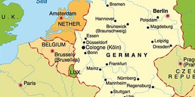 Stadtplan von München, Europa