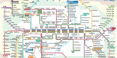 München s1 Zug Karte