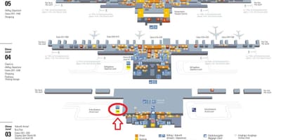 Stadtplan von München, terminal 2 