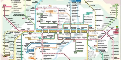 U-Bahn-Karte munchen