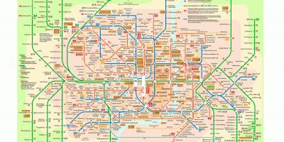 München öffentliche Verkehrsmittel Landkarte
