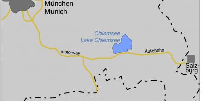 Karte ofmunich Seen 
